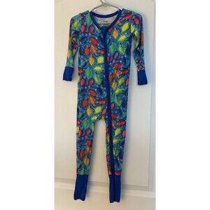 Birdie Bean Baby Pajamas One Piece 18 24 months Bamboo Zipper Footy Stretchy